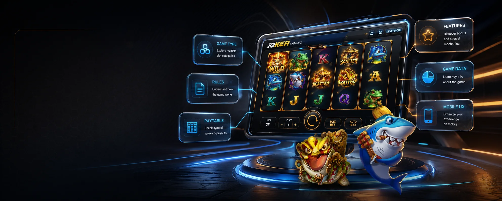 ทดลอง Joker Gaming สำรวจประเภทเกม ฟีเจอร์ และข้อมูลก่อนเลือกเกม